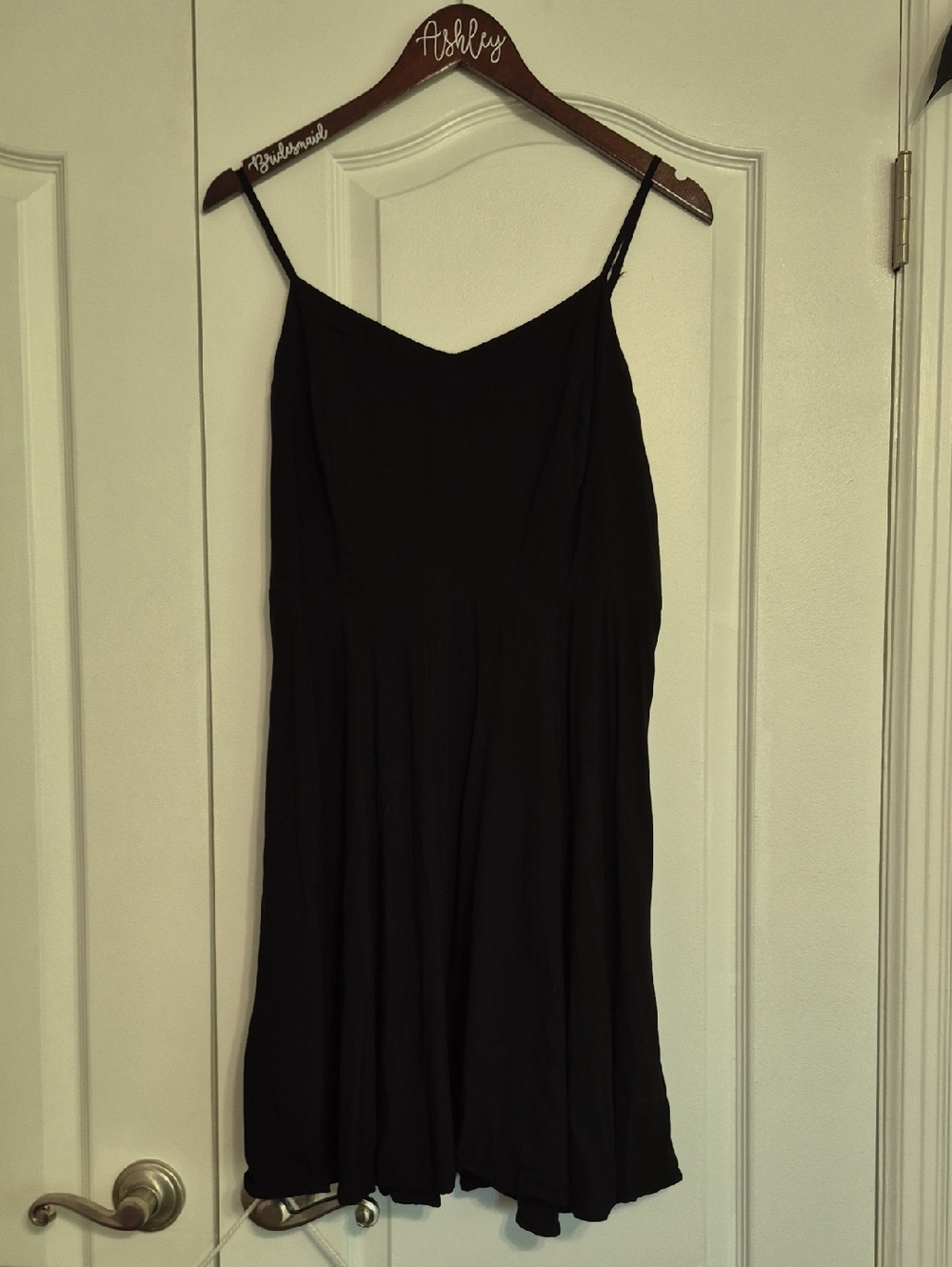 OLD NAVY Spaghetti Strap Swing Little Black Dress